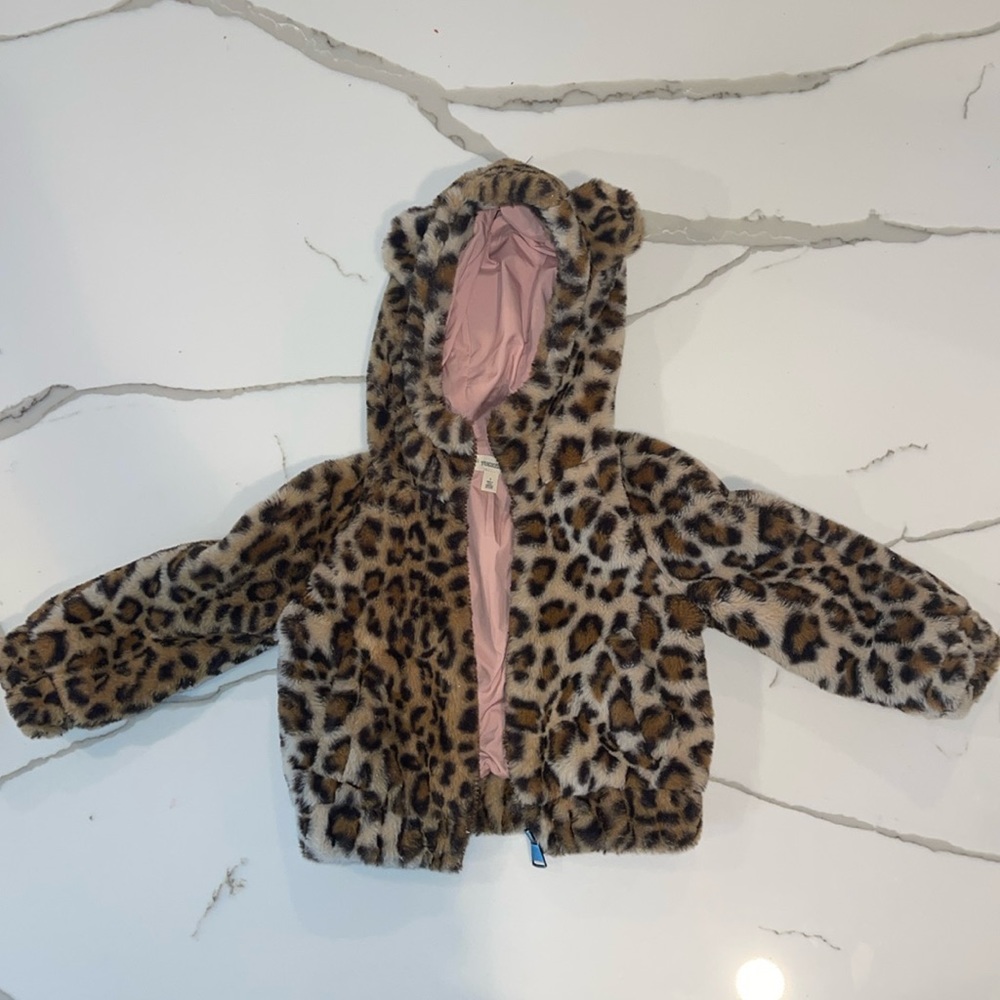 Faux fur toddler Tucker & Tate zip up jacket